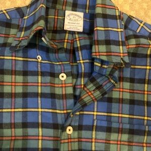 Mens XS Brooks Brothers Plaid Flannel